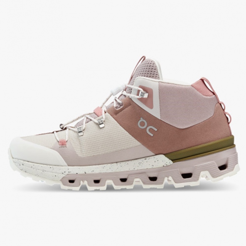 Rose/Ivory On Running Cloudtrax Women's Hiking Boots | QL8356097