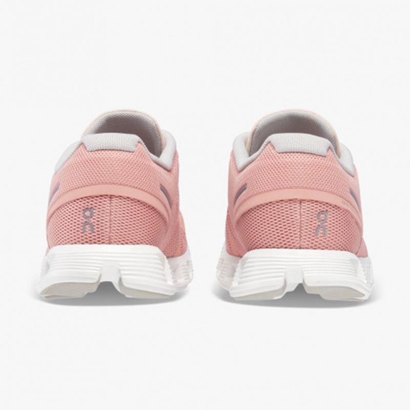 Rose/Shell On Running Cloud 5 Women's Running Shoes | KZ4172639