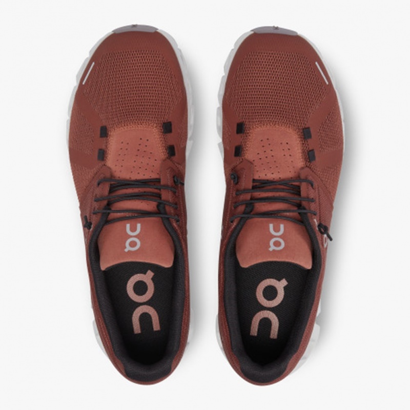 Ruby/Rust On Running Cloud 5 Men's Running Shoes | NI9150672