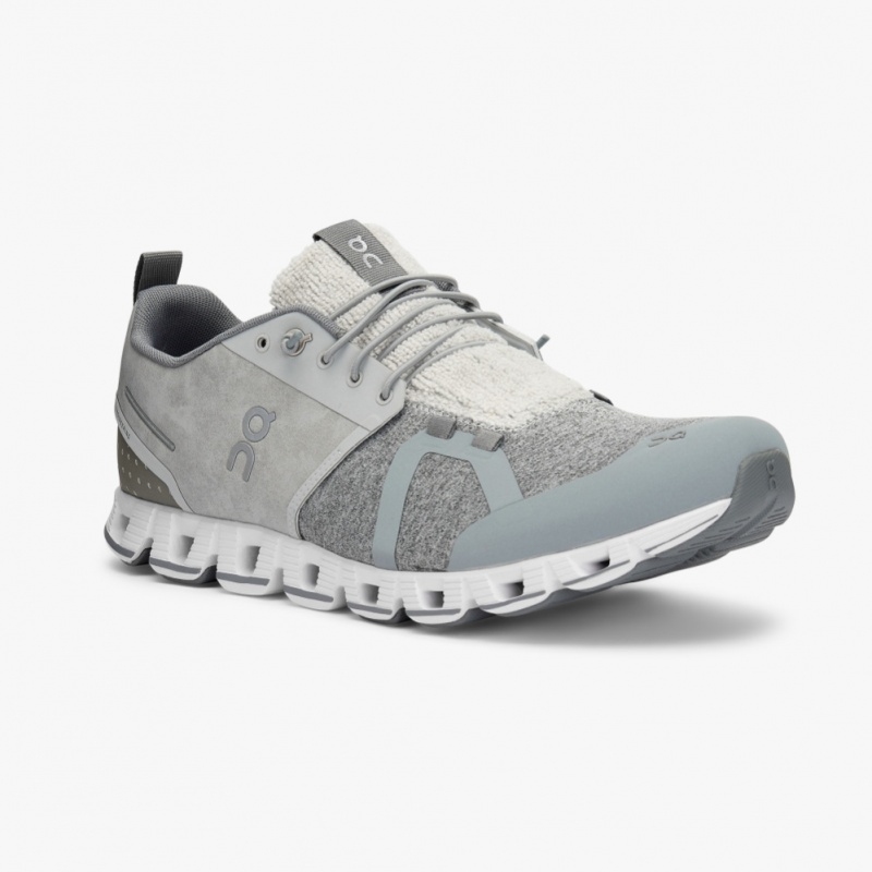 Silver On Running Cloud Terry Men's Road Running Shoes | GM3687295