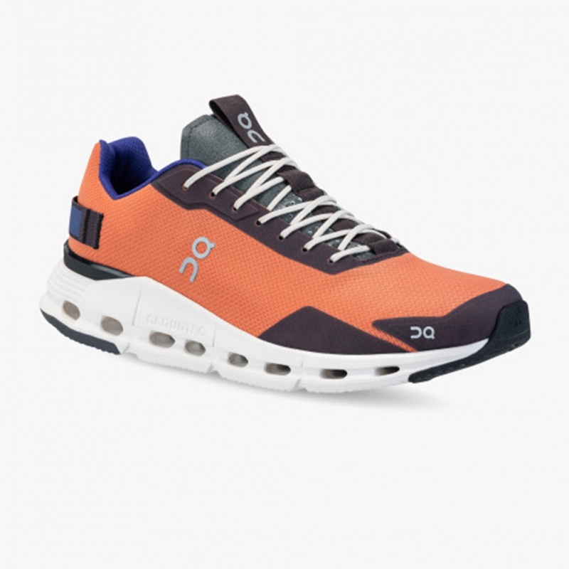 Terracotta/Forest On Running Cloudnova Form Men's Running Shoes | WY5402679