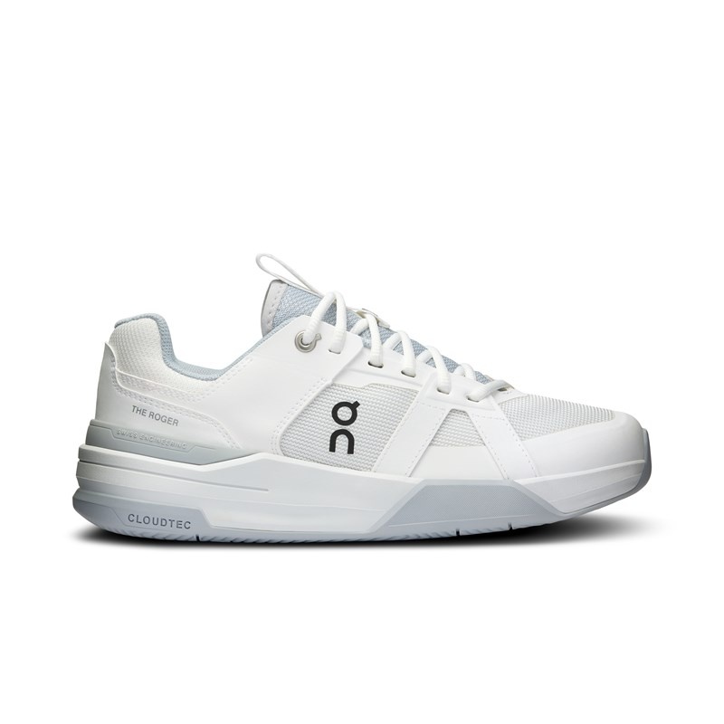 Undyed/Glacier On Running THE ROGER Clubhouse Pro Kids\' Tennis Shoes | VM5410793