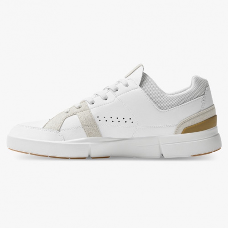 White/Bronze On Running THE ROGER Clubhouse Men's Sneakers | IV5678203