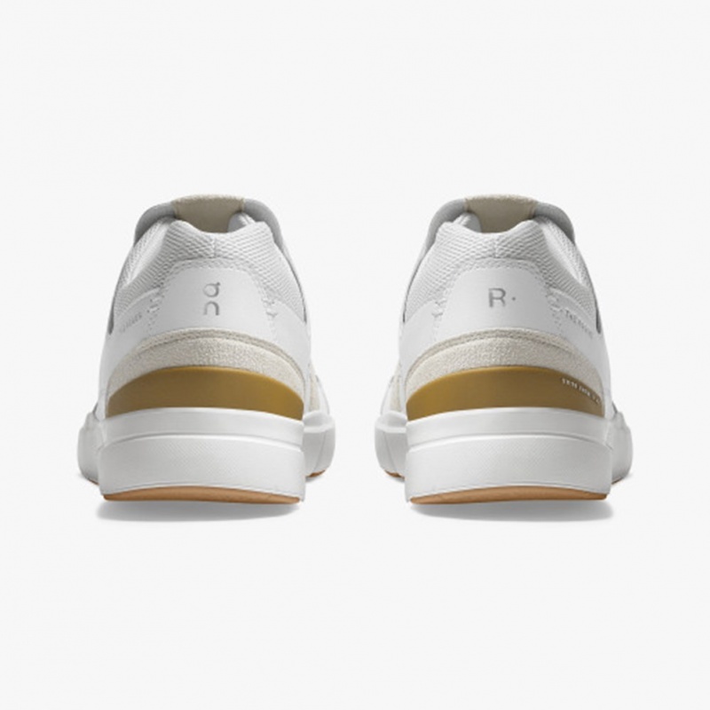 White/Bronze On Running THE ROGER Clubhouse Men's Sneakers | IV5678203