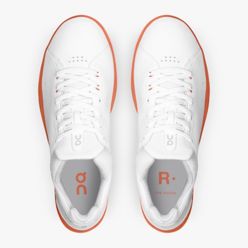 White/Canyon On Running THE ROGER Advantage Men's Sneakers | EL3285476