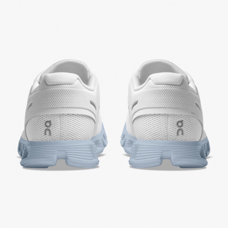 White/Chambray On Running Cloud 5 Women's Running Shoes | ZC7530189