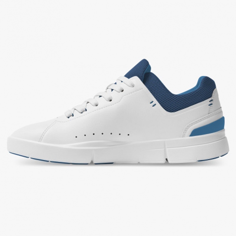 White/Cobalt On Running THE ROGER Advantage Men's Sneakers | TJ9067435