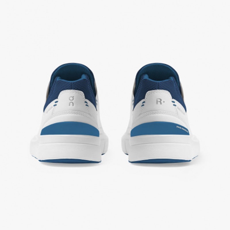 White/Cobalt On Running THE ROGER Advantage Men's Sneakers | TJ9067435