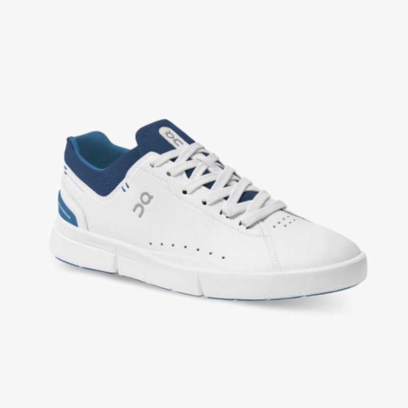 White/Cobalt On Running THE ROGER Advantage Men's Sneakers | TJ9067435