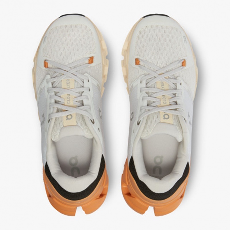 White/Copper On Running Cloudflyer 4 Women's Running Shoes | WK1487059