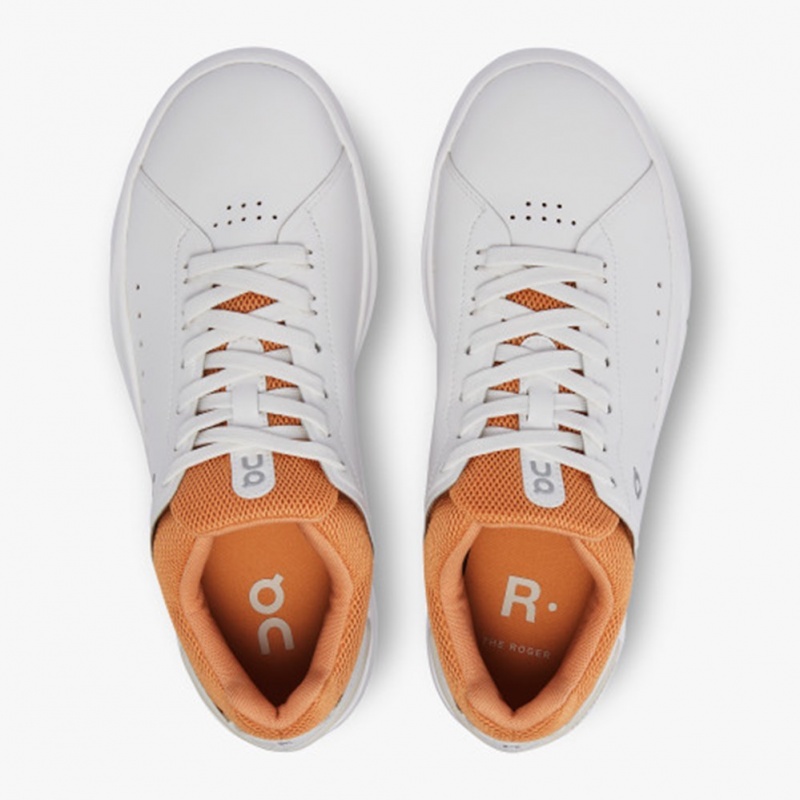 White/Copper On Running THE ROGER Advantage Women's Sneakers | FS9857164