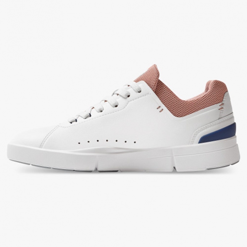 White/Dustrose On Running THE ROGER Advantage Women's Sneakers | QH1435026