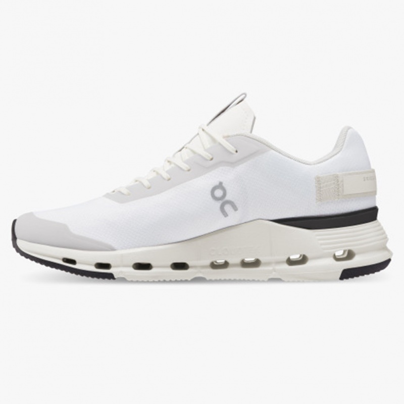 White/Eclipse On Running Cloudnova Form Women's Running Shoes | KM0439578