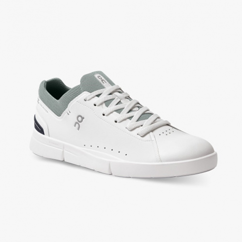 White/Eucalyptus On Running THE ROGER Advantage Men's Sneakers | EI6298045