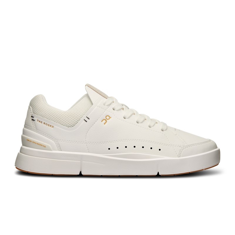 White/Gum On Running THE ROGER Centre Court Women\'s Sneakers | DK5048197