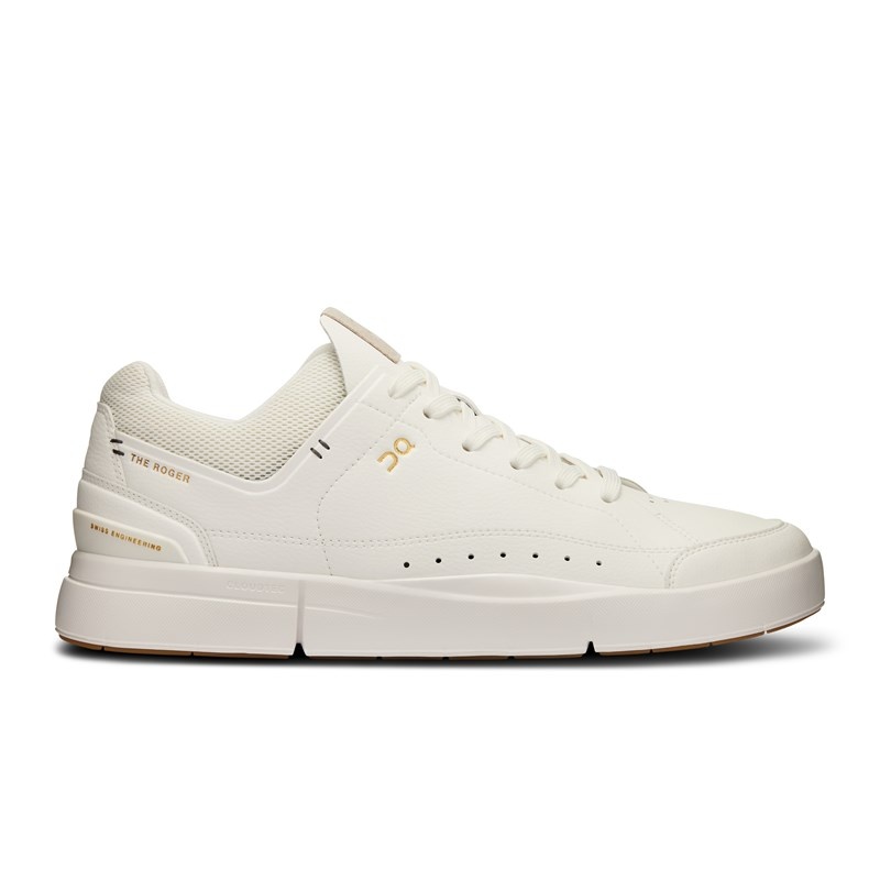 White/Gum On Running THE ROGER Centre Court Men\'s Sneakers | PA6938521