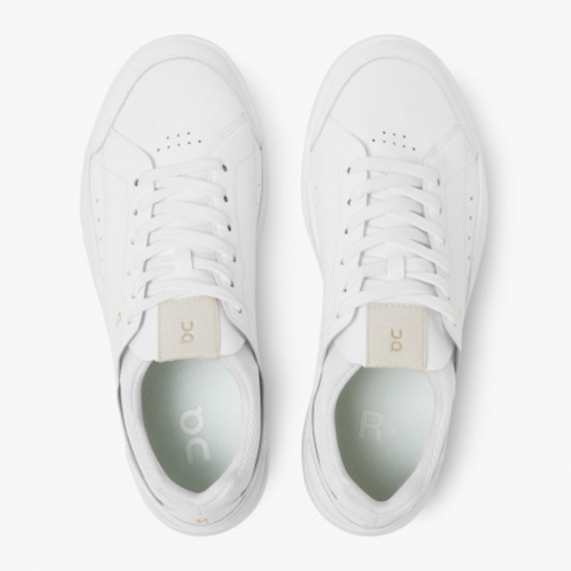 White/Gum On Running THE ROGER Centre Court Women's Sneakers | ZJ7480239