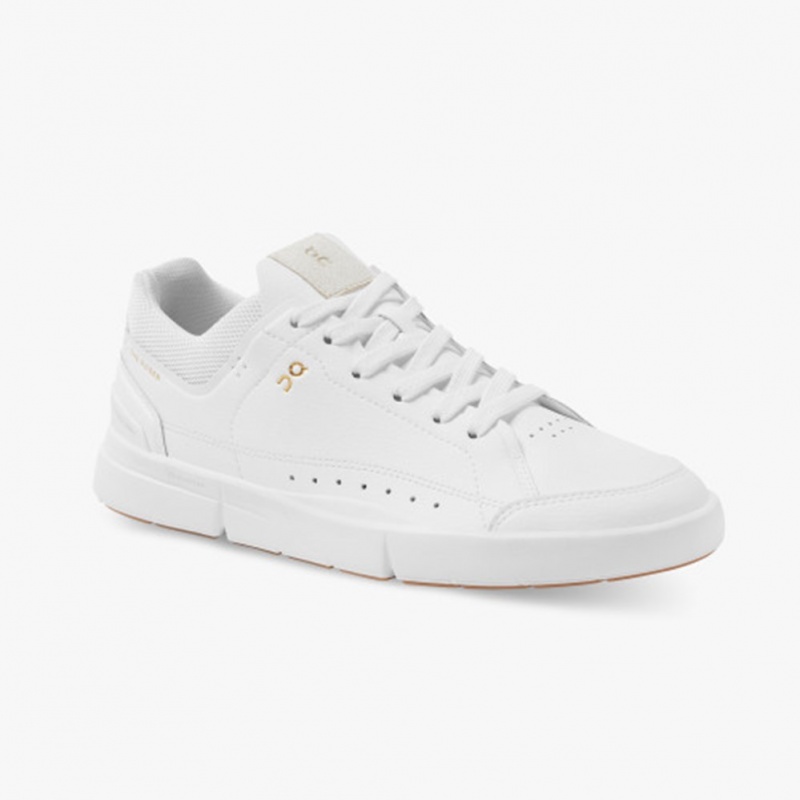 White/Gum On Running THE ROGER Centre Court Women's Sneakers | ZJ7480239