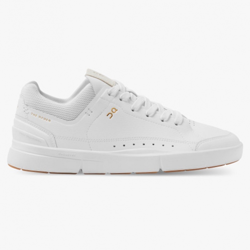 White/Gum On Running THE ROGER Centre Court Women\'s Sneakers | ZJ7480239