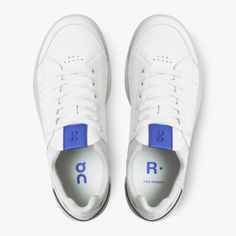 White/Indigo On Running THE ROGER Centre Court Women's Sneakers | XW5198426