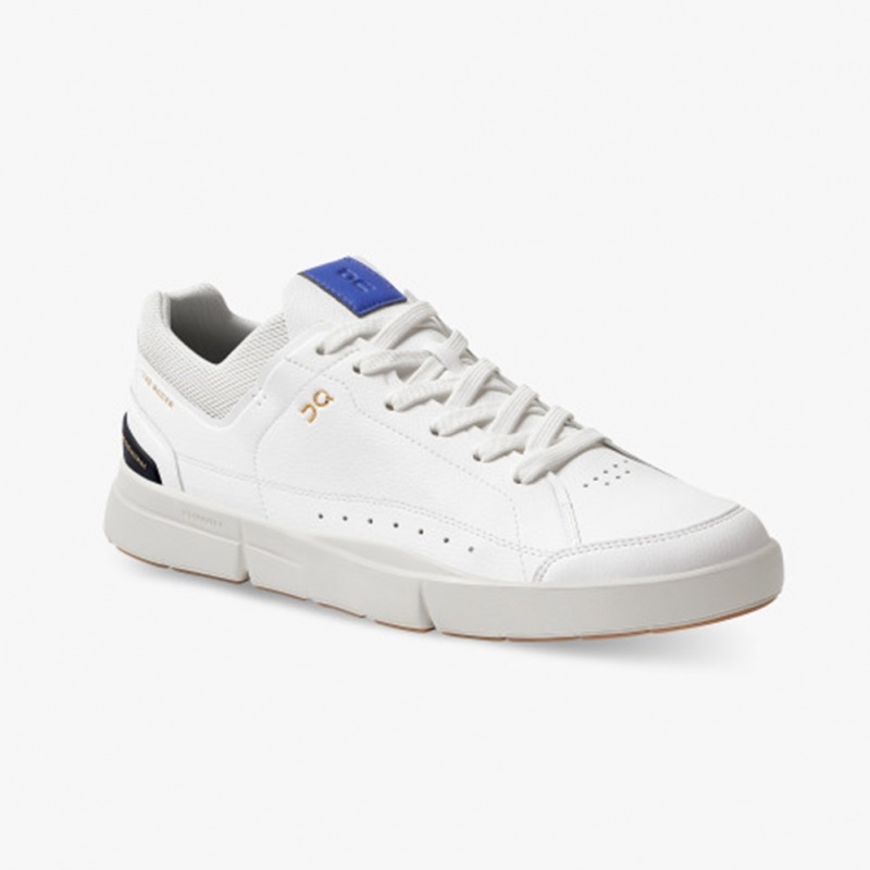 White/Indigo On Running THE ROGER Centre Court Men's Sneakers | KF0283546