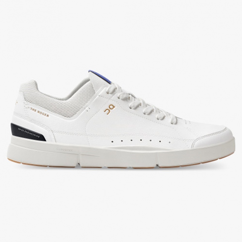 White/Indigo On Running THE ROGER Centre Court Men\'s Sneakers | KF0283546