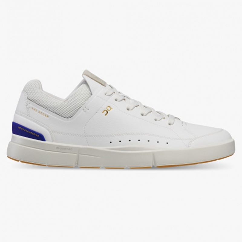 White/Indigo On Running THE ROGER Centre Court Men\'s Sneakers | HI3186207