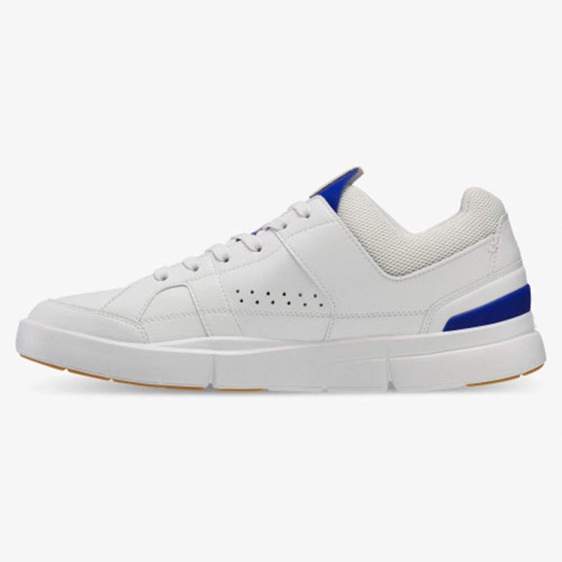 White/Indigo On Running THE ROGER Clubhouse Men's Sneakers | CP0319846