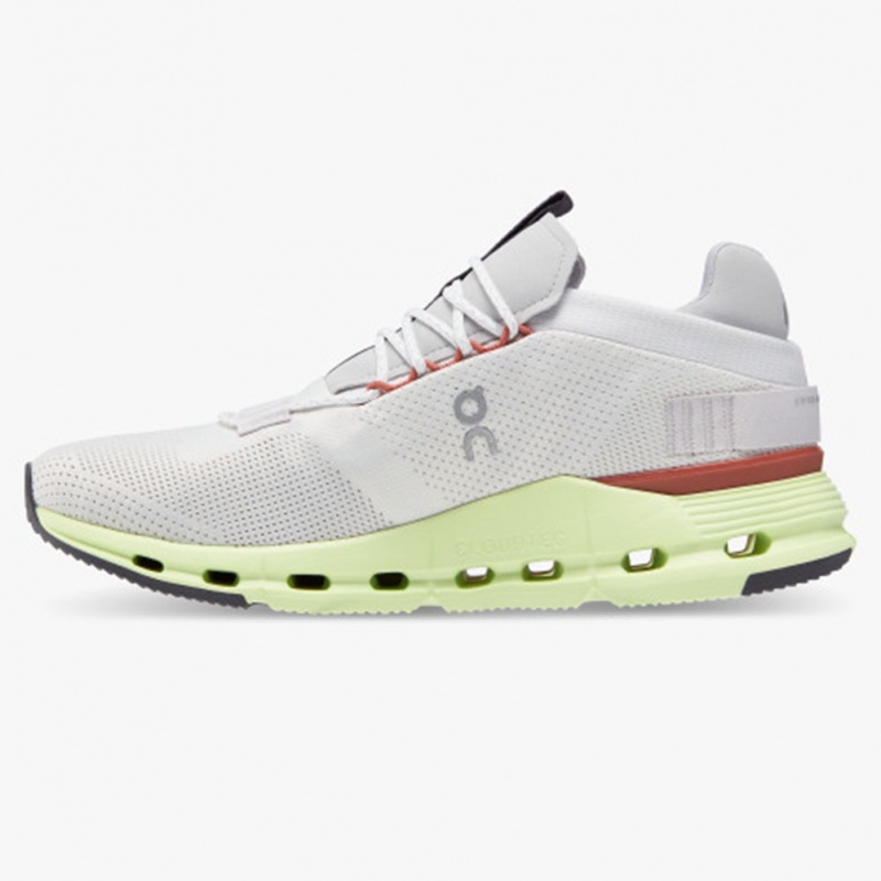 White/Limelight On Running Cloudnova Men's Sneakers | MI6321074