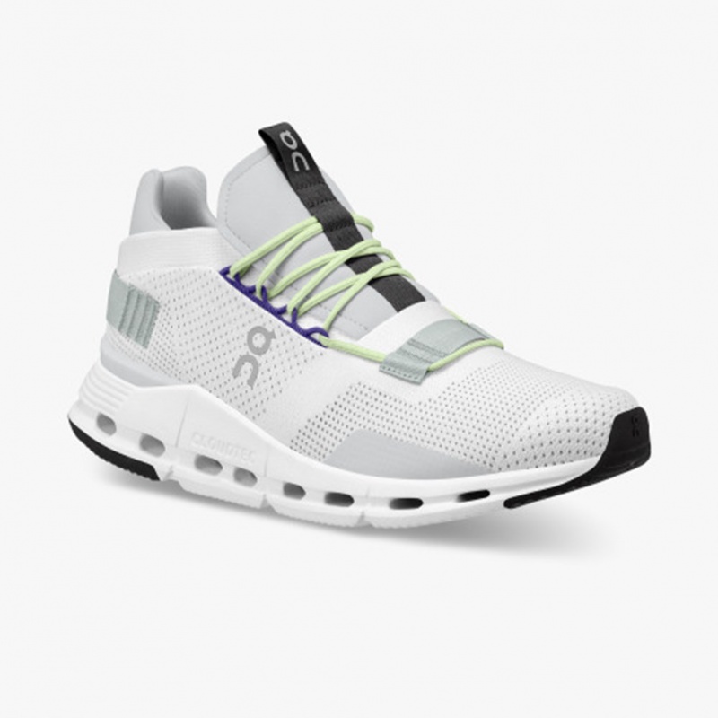 White/Mineral On Running Cloudnova Men's Sneakers | JO1428957