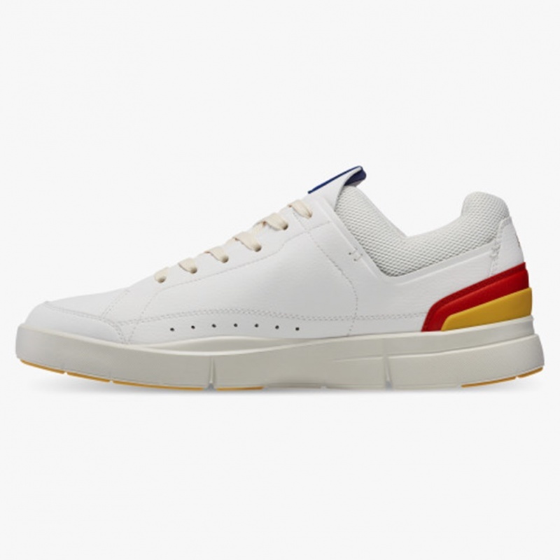 White/Mustard On Running THE ROGER Centre Court Men's Sneakers | XF0431789