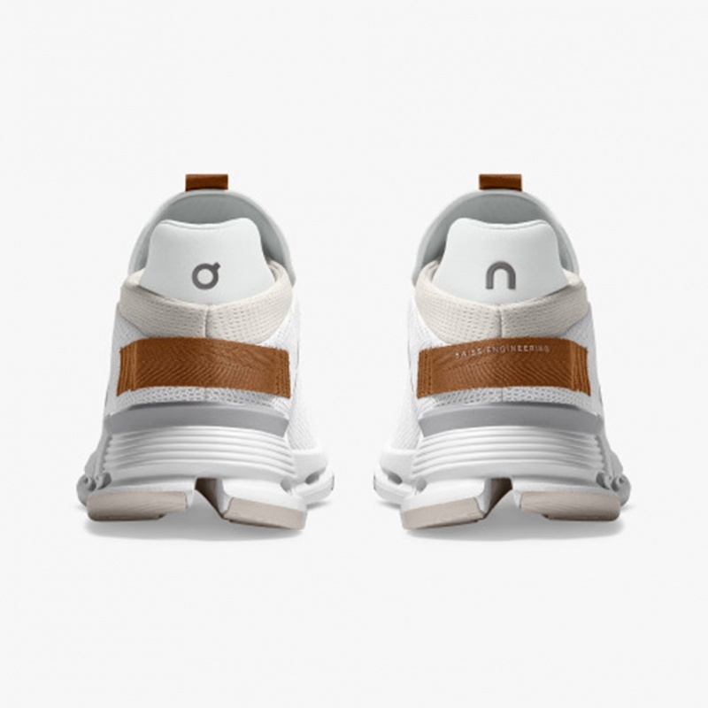 White/Pearl On Running Cloudnova Women's Sneakers | MN2910874