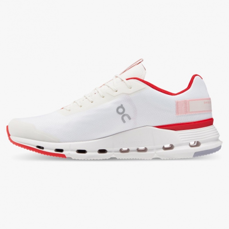 White/Red On Running Cloudnova Form Men's Running Shoes | MZ7962083