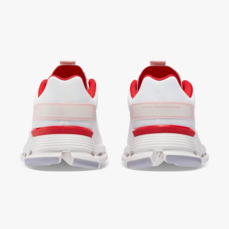 White/Red On Running Cloudnova Form Men's Running Shoes | MZ7962083