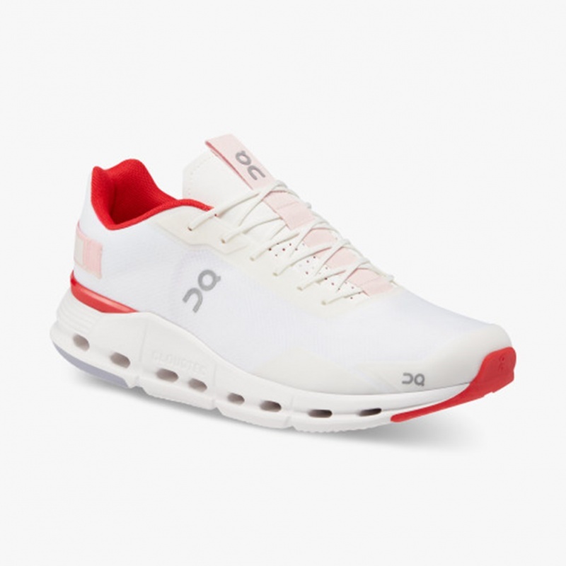 White/Red On Running Cloudnova Form Men's Running Shoes | MZ7962083