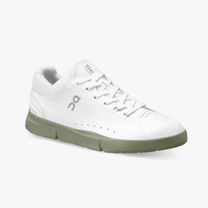 White/Reseda On Running THE ROGER Advantage Men's Sneakers | PX4763012