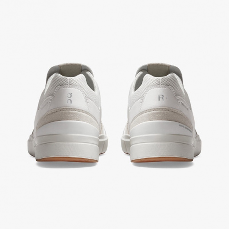 White/Sand On Running THE ROGER Clubhouse Men's Sneakers | UX9631845