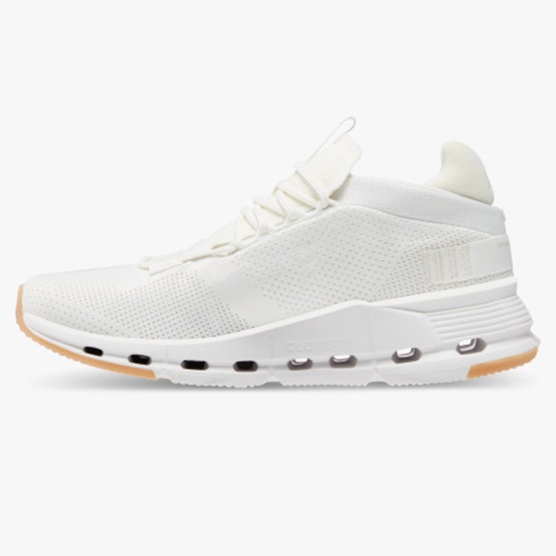 White On Running Cloudnova Men's Sneakers | OI7215908