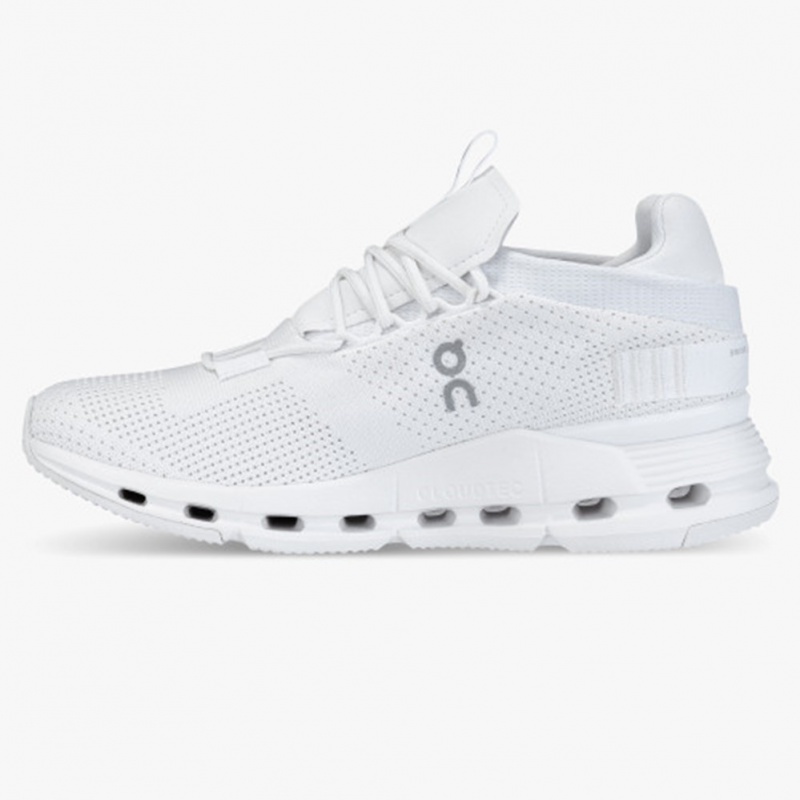 White On Running Cloudnova Women's Sneakers | QU4685920