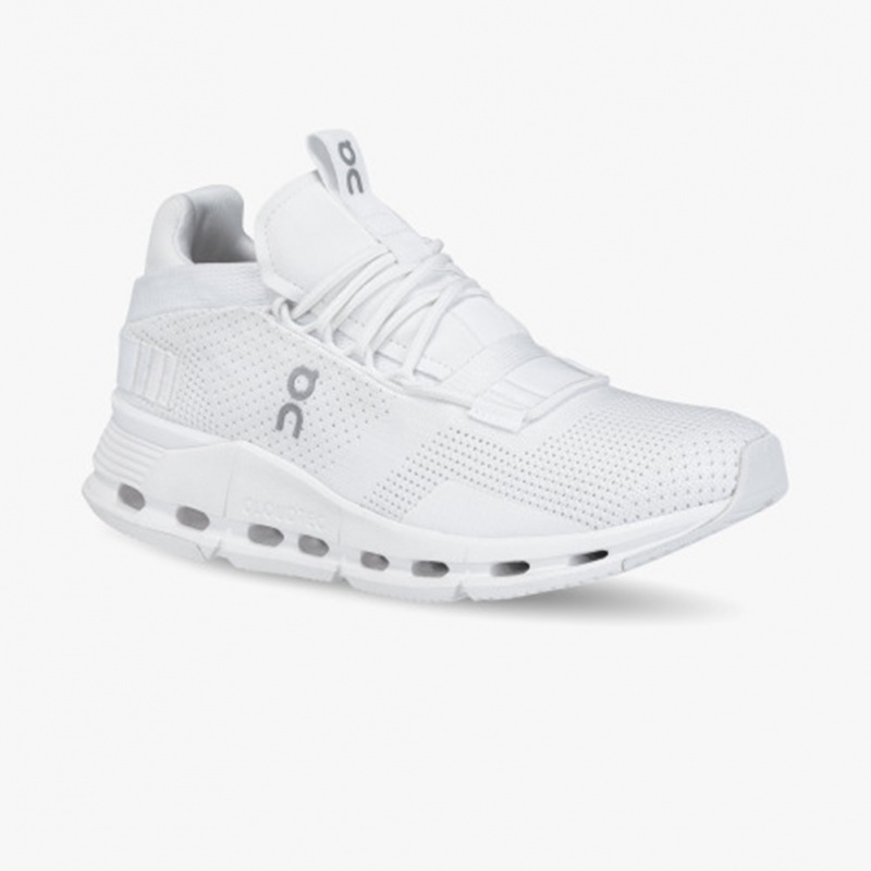 White On Running Cloudnova Women's Sneakers | QU4685920