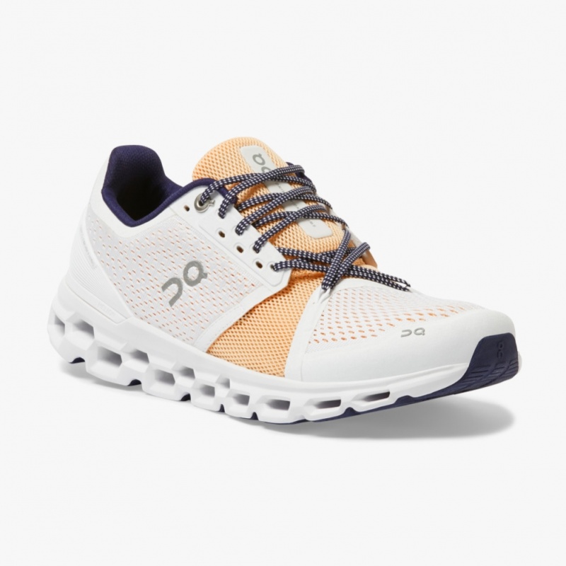 White On Running Cloudstratus Women's Road Running Shoes | ZH9086235